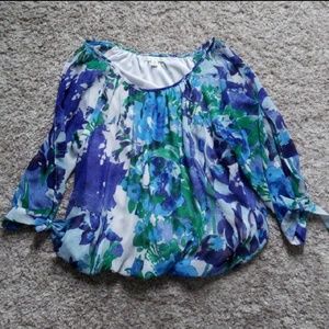 JohnPaulRichard floral blouse